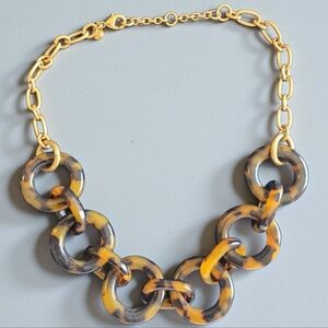J. Crew Tortoise Necklace EUC